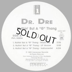 画像2: Dr.Dre - Nuthin' But A "G" Thang/A Nigga Witta Gun  12" 