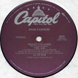 画像2: High Fashion‎ - Feelin' Lucky Lately/Brainy Children  12"