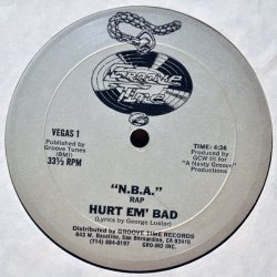 画像1: Hurt Em' Bad - N.B.A. Rap (Remix) 12"