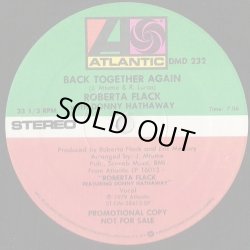 画像1: Roberta Flack With  Donny Hathaway - Back Together Again  12" 