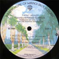 画像2: David Newman - Front Money  LP