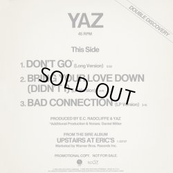 画像1: Yaz/Sunfire - Don't Go/Bring Your Love Down/Bad Connection/Shake Your Body  12"