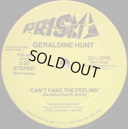 画像1: Geraldine Hunt - Can't Fake The Feeling  12"  