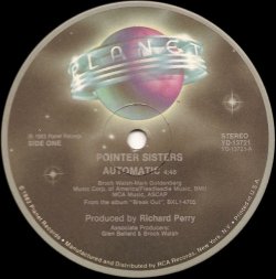 画像1: Pointer Sisters - Automatic  12" 