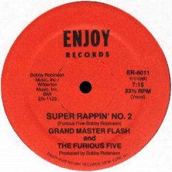 画像1: Grand Master Flash And The Furious Five - Super Rappin' No. 2  12"