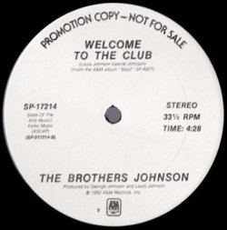 画像2: The Brothers Johnson - Welcome To The Club  12"