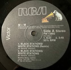 画像1: M + M - Black Stations/White Stations   12"