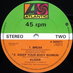 画像2: Kleeer - Next Time It's For Real/Break/Keep Your Body Workin'  12"