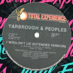 画像1: Yarbrough & Peoples - I Wouldn't Lie 12"