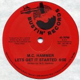 M.C. Hammer - Let's Get It Started 12"