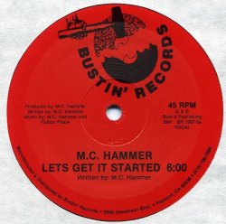 画像1: M.C. Hammer - Let's Get It Started 12"