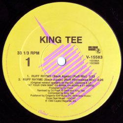 画像1: King Tee - Ruff Rhyme/Played Like A Piano 12" 