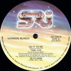 画像1: Vernon Burch - Do It To Me/There's Always Sometime For Love  12"
