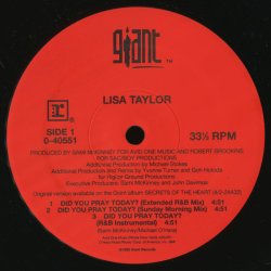 画像1: Lisa Taylor - Did You Pray Today ? 12"