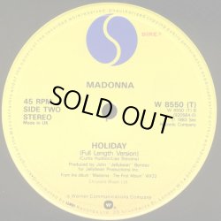 画像2: Madonna - True Blue (Extended Dance Version)/Holiday (Full Length Version)  12"