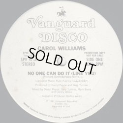 画像1: Carol Williams - No One Can Do It (Like You)  12"