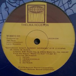 画像1: Thelma Houston - Saturday Night, Sunday Morning  12"