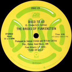 画像1: The Brides Of Funkenstein - Disco To Go/When You're Gone 12" 