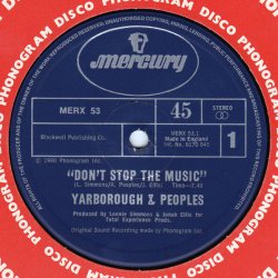 画像1: Yarbrough & Peoples - Don't Stop The Music/You're My Song 12"