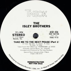 画像2: The Isley Brothers - Take Me To The Next Phase (Parts 1 & 2)  12"