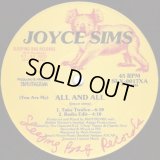 Joyce Sims - All And All  12" 