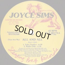 画像1: Joyce Sims - All And All  12" 