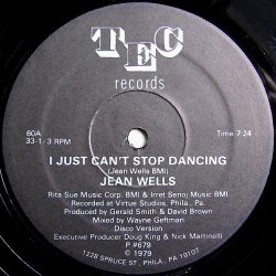 画像1: Jean Wells - I Just Can't Stop Dancing  12"