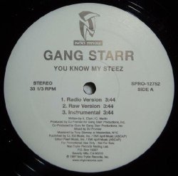 画像1: Gang Starr - You Know My Steez/So Wassup ? 12" 