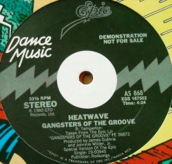 画像1: Heatwave - Gangsters Of The Groove  12"  