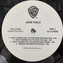 画像1: Jane Child - Don't Wanna Fall In Love/World Lullabye  12"