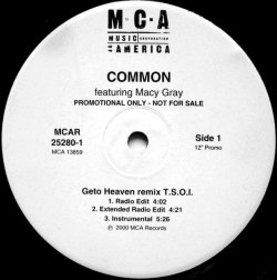 画像1: Common Featuring Macy Gray - Geto Heaven (T.S.O.I. Remix) (Doubled！)  12"X2