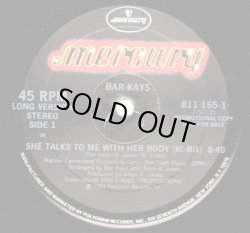 画像1: Bar-Kays  -  She Talks To Me With Her Body (Re-Mix)/Propositions  12"