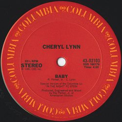 画像2: Cheryl Lynn - Shake It Up Tonight/Baby 12"