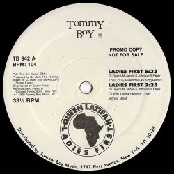 画像1: Queen Latifah Featuring Monie Love - Ladies First  12"