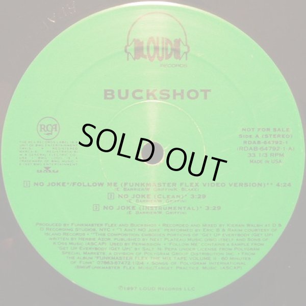 画像2: Buckshot - No Joke/Follow Me  12"