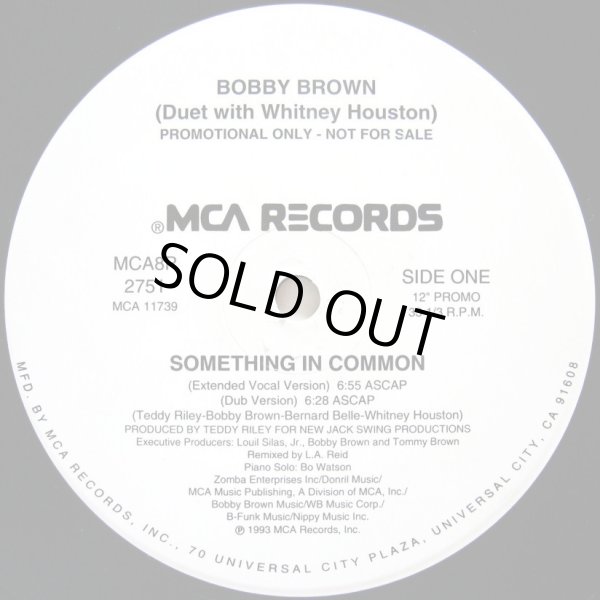 画像1: Bobby Brown (Duet with Whitney Houston) - Something In Common  12"