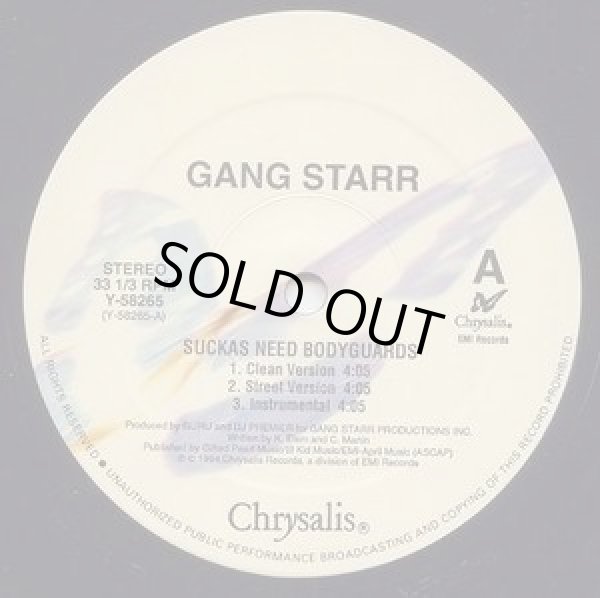 画像1: Gang Starr - Suckas Need Bodyguards/The ? Remainz  12"