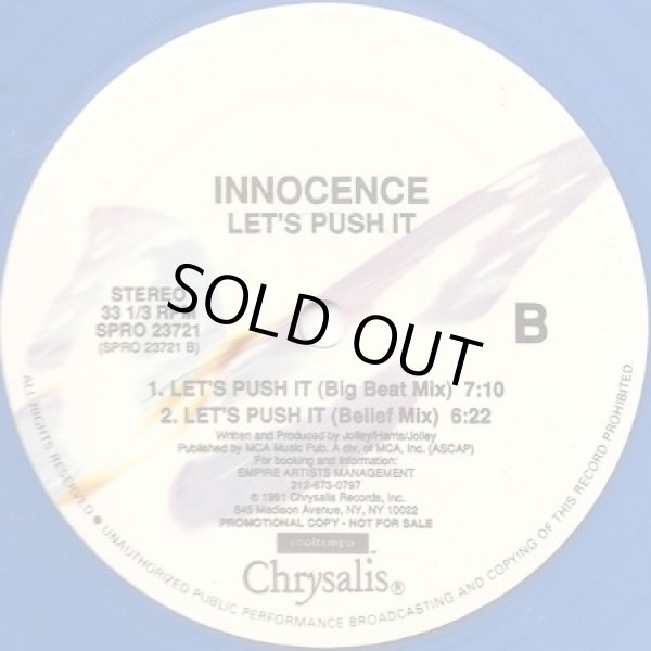 画像2: Innocence - Let's Push It  12"