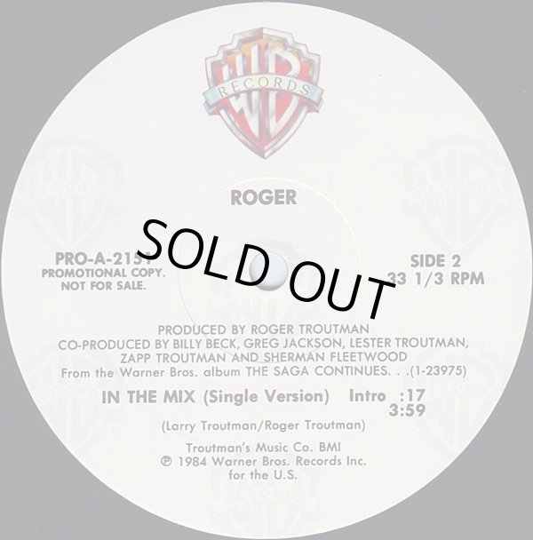 画像3: Roger - In The Mix  12"