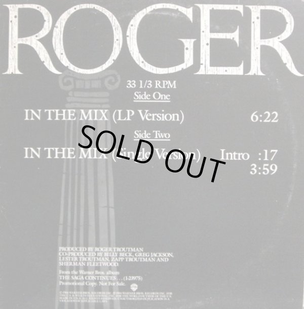 画像1: Roger - In The Mix  12"