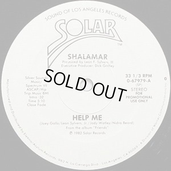 画像1: Shalamar - Help Me/There It Is  12"