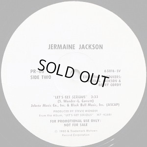 画像3: Jermaine Jackson - Let's Get Serious (7:55/3:33)  12"