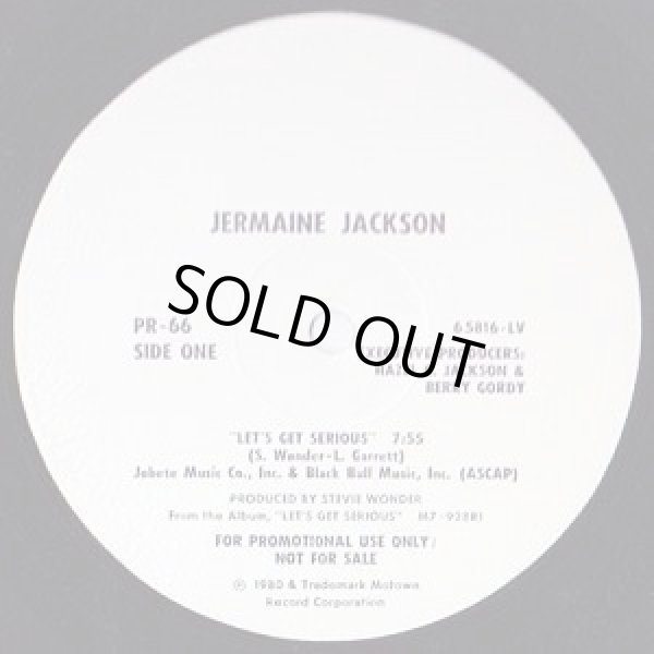 画像2: Jermaine Jackson - Let's Get Serious (7:55/3:33)  12"