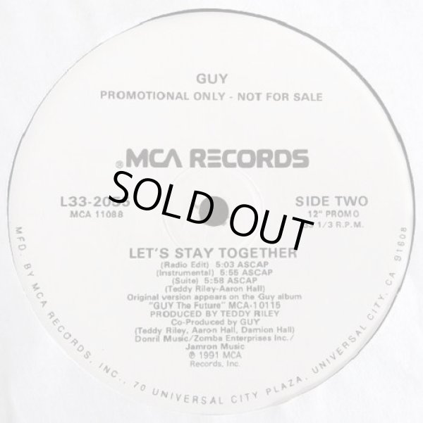 画像2: Guy - Let's Stay Together (6Vers Promo)  12"