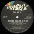 画像2: Warp 9 - Light Years Away  12"