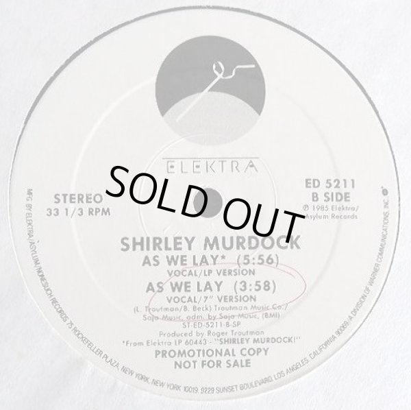 画像2: Shirley Murdock - As We Lay (Horizontal Mix/Midnight Mix/LP Vers/7"Vers)  12"