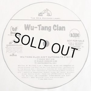 画像: Wu-Tang Clan  --  Wu-Tang Clan Ain't Nuthing Ta F'Wit/Shame On A Nuh/Shame On A Nigga  12"