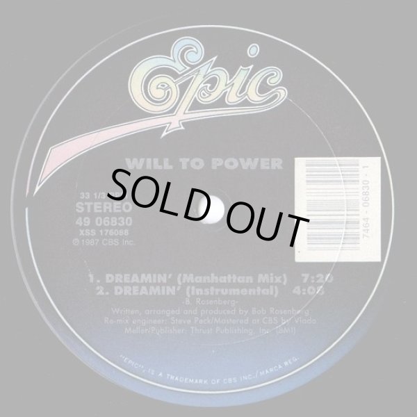 画像1: Will To Power - Dreamin'  12"