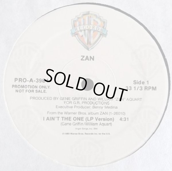 画像1: Zan - I Ain't The One (LP Vers 4:31)  12"