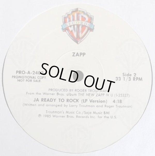 画像2: Zapp - It Doesn't Really Matter/Ja Ready To Rock  12"